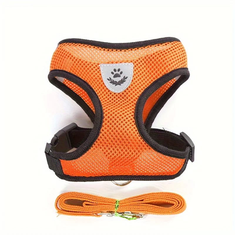 The Cat Dog Shop Cat Harness Orange / S PurrFit Reflective Cat Harness