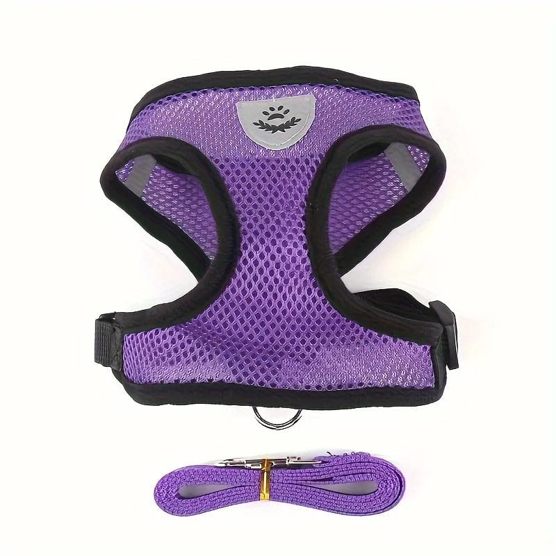 The Cat Dog Shop Cat Harness Purple / S PurrFit Reflective Cat Harness