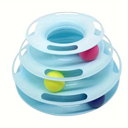 The Cat Dog Shop Cat Toy Bule Purrfect Chase Spiral