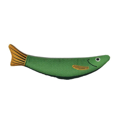 The Cat Dog Shop Cat Toy Green PurrPlay Catnip Kicker Fish Toys