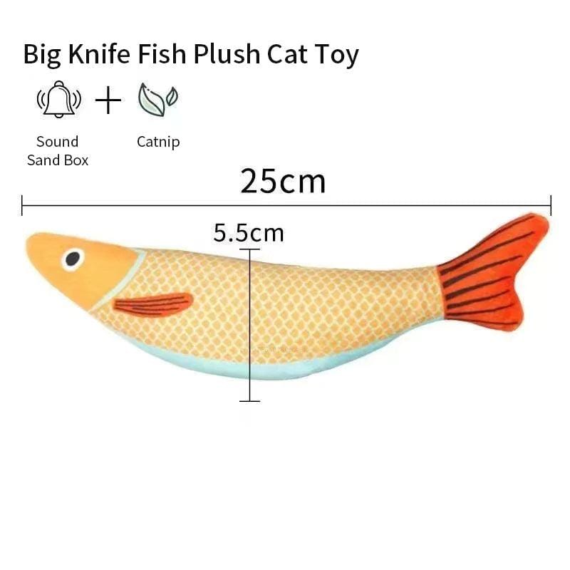 The Cat Dog Shop Cat Toy PurrPlay Catnip Kicker Fish Toys