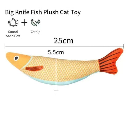 The Cat Dog Shop Cat Toy PurrPlay Catnip Kicker Fish Toys