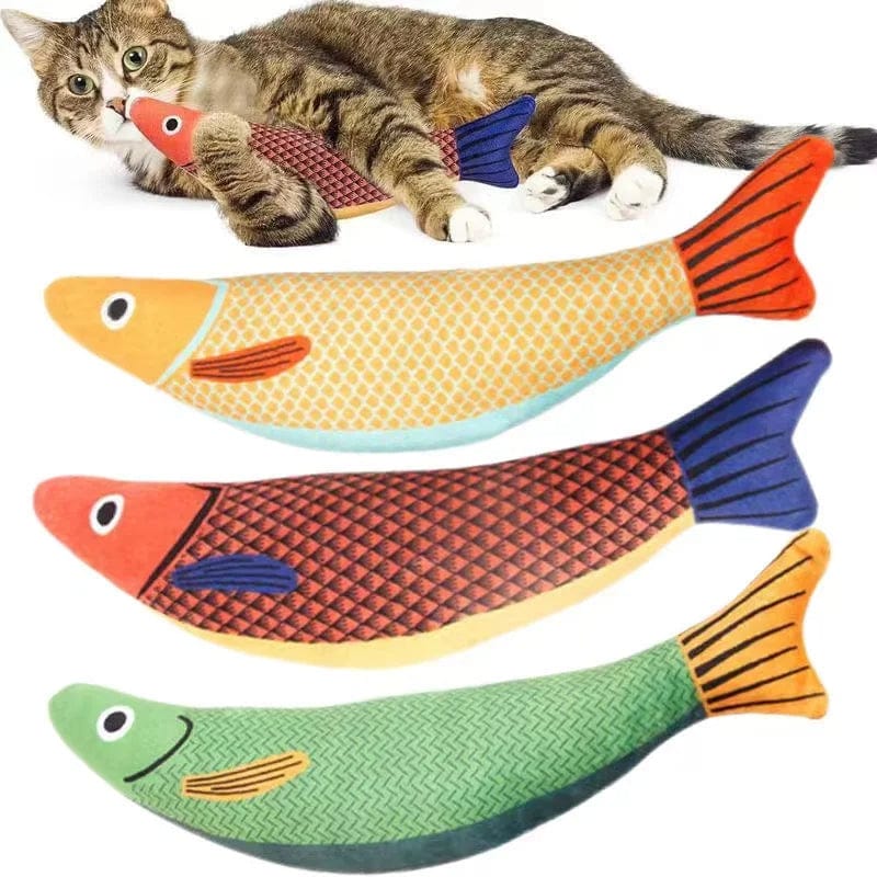 The Cat Dog Shop Cat Toy PurrPlay Catnip Kicker Fish Toys