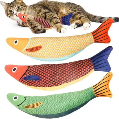 The Cat Dog Shop Cat Toy PurrPlay Catnip Kicker Fish Toys