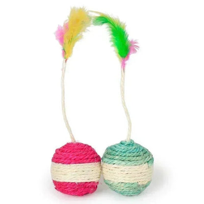 The Cat Dog Shop Cat Toy Random Color ScratchPlay Sisal Cat Toy