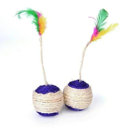 The Cat Dog Shop Cat Toy Random Color ScratchPlay Sisal Cat Toy