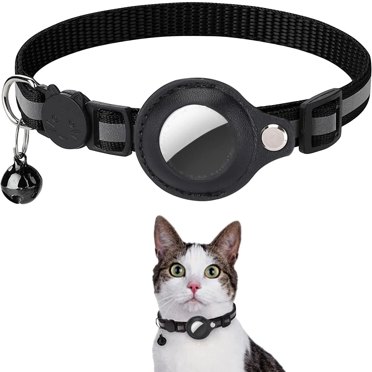 The Cat Dog Shop Cat Tracker Black PurrTracker Collar