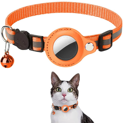 The Cat Dog Shop Cat Tracker Orange PurrTracker Collar