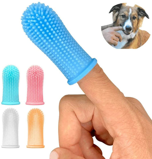 The Cat Dog Shop Finger Toothbrush PawClean 360º Finger Toothbrush