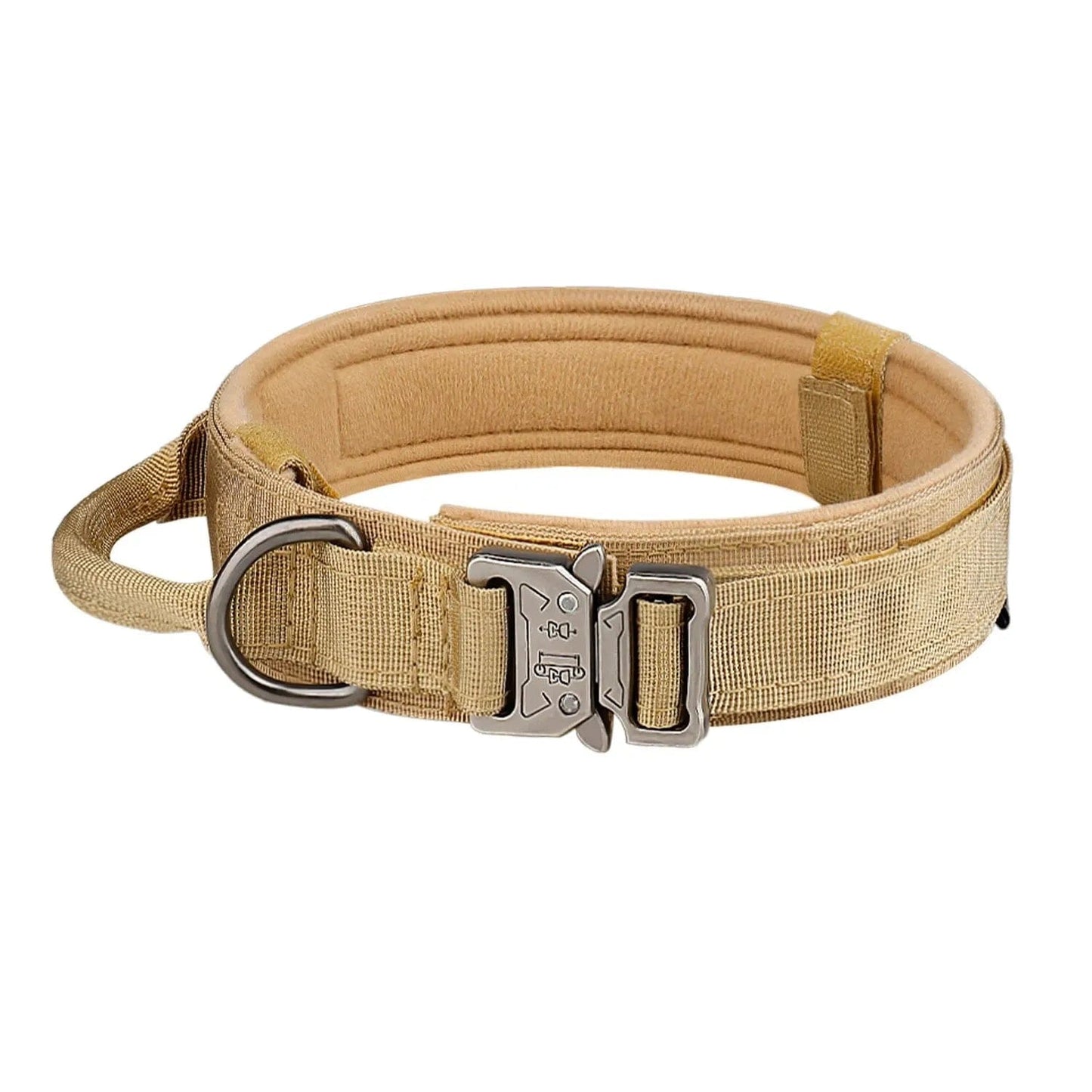 The Cat Dog Shop Khaki / M K9Guard Tactical Dog Collar