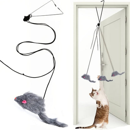 The CatDog Shop 3PCS PurrChase Interactive Hanging Cat Toy 3PCS