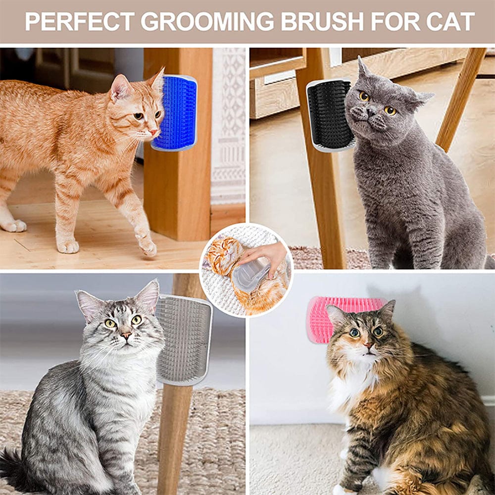 The CatDog Shop Cat Self-Groomer Gray PurrEase Cat Self-Groomer