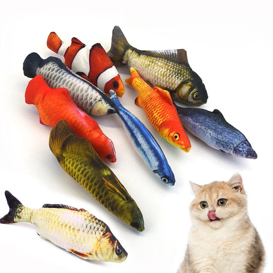 The CatDog Shop Cat Toy CatnipCatch Fish Toy