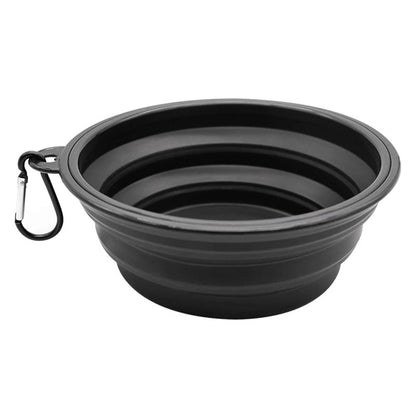 The CatDog Shop Pet Bowls Black / 350ML Paws2Go Collapsible Pet Bowls