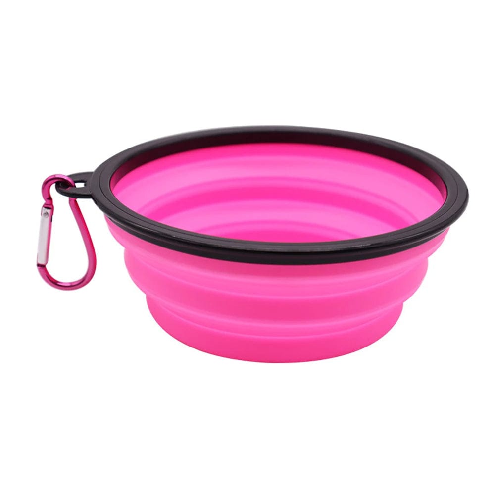 The CatDog Shop Pet Bowls Pink / 350ML Paws2Go Collapsible Pet Bowls