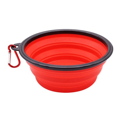 The CatDog Shop Pet Bowls Red / 350ML Paws2Go Collapsible Pet Bowls